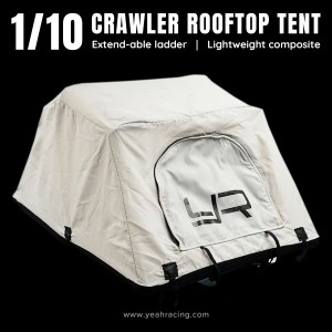 Yeah Racing 1/10 Scale Crawler Rooftop Tent! Model: YA-0634
