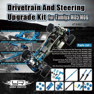 YR Tamiya M05  RC Car upgrade parts Drivetrain And Steering Upgrade Kit For Tamiya M05 M06